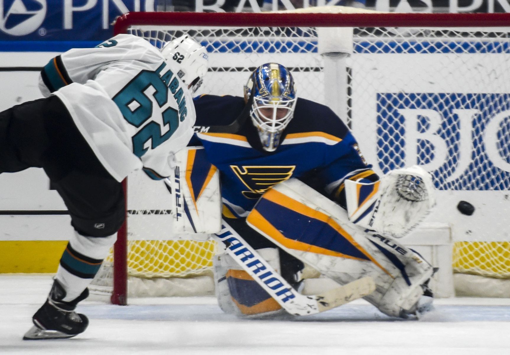 Blues drop game in shootout